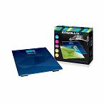 Весы напольные Ergolux ELX-SB03-C45 электронные, абстракция синяя, до 180 кг