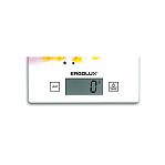 Весы кухонные  Ergolux ELX-SK01-С36 электронные, стекло, 15х15 см,  до 5 кг