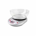 Весы кухонные Ergolux ELX-SK05-C03  электронные, пластик 16х20 см, до 5 кг