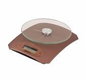 Весы кухонные  HOMESTAR HS-3002  электронные, стекло, пластик, d16 см, до 5 кг