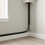 Металлорукав Р3-ЦП-10 мм, CMP10-10-050, в ПВХ, для защиты кабелей, черный, 1 м