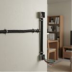 Металлорукав Р3-ЦП-10 мм, CMP10-10-050, в ПВХ, для защиты кабелей, черный, 1 м