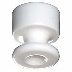 Изолятор керамический Bironi, внешний монтаж, цвет белый, B1-551-01