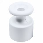 Изолятор пластиковый Bironi, внешний монтаж, цвет белый, B1-551-21