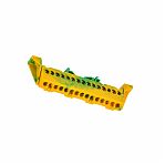 Шина Tekfor IEK PE земля, Стойка, 6х9-15-ЖЗ, TF-NN10-15-DP-K52