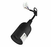 Патрон пластиковый Feron LH108 41034, E27, подвесной, с клеммой, черный