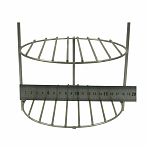 Этажерка для тандыра, малая, двух ярусная, нержавеющая сталь, диаметр 180 мм