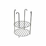 Этажерка для тандыра, малая, двух ярусная, нержавеющая сталь, диаметр 180 мм