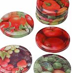 Крышка винтовая типа Твист-Офф Элитная, горловина III, диаметр 66 мм, литография, в упаковке 20 штук