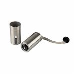 Мельница для ручного помола кофе Mallony Mulino, нержавеющая сталь, акрил, 4.7х19 см, 95 мл