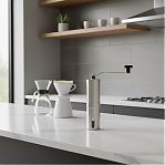 Мельница для ручного помола кофе Mallony Mulino, нержавеющая сталь, акрил, 4.7х19 см, 95 мл