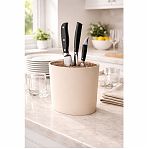 Подставка для ножей Sunhome, с наполнителем, цвет в ассортименте, 70х160х160 мм