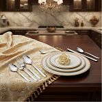 Набор столовых приборов Daniks Alta, нержавеющая сталь, в упаковке 24 предмета