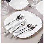 Набор столовых приборов Daniks Alta, нержавеющая сталь, в упаковке 24 предмета