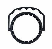 Ручка для стеклянных банок диаметр 100 мм, пластик, цвет черный