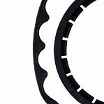 Ручка для стеклянных банок диаметр 100 мм, пластик, цвет черный