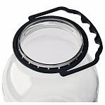 Ручка для стеклянных банок диаметр 100 мм, пластик, цвет черный