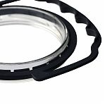 Ручка для стеклянных банок диаметр 100 мм, пластик, цвет черный