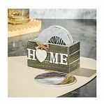 Подставка под горячее Home Y4-7649 с подставкой, керамика, 6 шт, 9.5 см