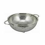 Дуршлаг на ножке, нержавеющая сталь, диаметр 230 мм, две боковые ручки