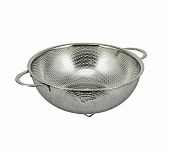 Дуршлаг на ножке, нержавеющая сталь, диаметр 230 мм, две боковые ручки