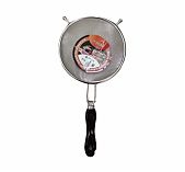 Сито Sunhome В10 с пластиковой ручкой, нержавеющая сталь, 18 см