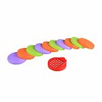 Крышки для банок Альтернатива Хозяюшка М6873 со сливом, ПЭТ, 10+1 шт