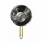 Дуршлаг с ручкой, глубокий, нержавеющая сталь, серебристый, d 24 см