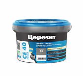 Затирка Ceresit CE 40 №13, 17278, для швов, водоотталкивающая, антрацит, 2 кг