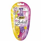 Станки одноразовые Bic Miss Soleil Colour (4 шт.) с тремя лезвиями