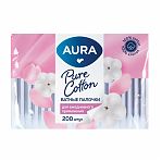 Ватные палочки Aura для ежедневного применения, 200 шт в упаковке
