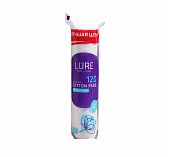 Ватные диски Lure двусторонние, для снятия макияжа и маникюра, 120 шт в упаковке