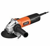 Шлифмашина угловая AEG WS6-125, 720 Вт, диск 125 мм, кнопка фиксации пуска
