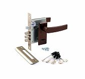 Замок врезной Бордер ПроСам 74500-ЗВ9-8/13, СП1.НР-002.Ш, УЗ, сувальдный, 3 ключа