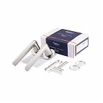 Ручка дверная Нора-М Slim 134А, 18634, 136 мм, гальваническое покрытие, цвет матовый никель