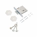 Замок врезной Border 76601-ЗВ8-4С/13, сувальдный, универсальный, без ручки, оцинкованная сталь