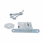 Замок врезной Border 76601-ЗВ8-4С/13, сувальдный, универсальный, без ручки, оцинкованная сталь