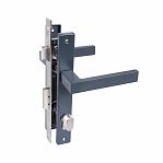 Замок врезной Стандарт 8520.02.7016, ключ-вертушка, серый антрацит