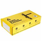 Замок врезной Стандарт 8520.02.7016, ключ-вертушка, серый антрацит