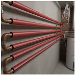 Трубка теплоизоляционная Energoflex Super Protect EFXT028062SUPRK, 28/6, красный, 2 м