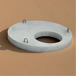 Крышка железобетонная ПП плита перекрытия, диаметр 1000 мм, для колодцев