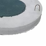 Крышка железобетонная ППЛ плита перекрытия с люком, диаметр 1000 мм, для колодцев