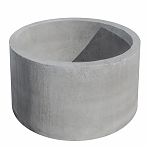 Кольцо железобетонное с днищем,  диаметр 1500 мм, высота 870 мм, для колодцев