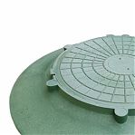 Конус переходной полимерпесчаный с люком, диаметр 1050 мм, для колодцев