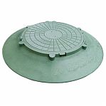 Конус переходной полимерпесчаный с люком, диаметр 1050 мм, для колодцев