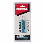 Набор бит Makita Impact Black E-11994, 25 мм, 8 предметов, PH1, PH2, PH3, PZ1, PZ2, PZ3, магнитный держатель