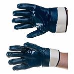 Перчатки-краги маслобензостойкие, хлопковые, нитриловый облив