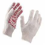 Перчатки х/б, ПВХ покрытие, волна, 7.5 класс вязки, в ассортименте