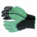 Перчатки землекопа Palisad 67748, садово-строительные, с когтями