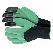 Перчатки землекопа Palisad 67748, садово-строительные, с когтями